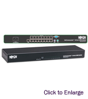 16-Port NetCommander 1U Rackmount Cat5 KVM Switch 