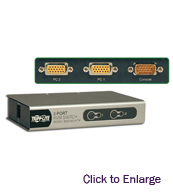 2-Port Desktop KVM Switch w/ 2 KVM Cable Kits (PS2)
