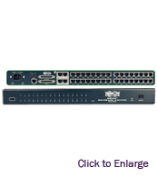 32-Port (4-User) 1U Rackmount Cat5 Matrix KVM Switch