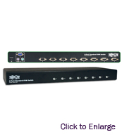 8-Port 1U Rackmount KVM Switch