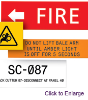 Indoor/Outdoor Grade Facility and Safety Labels